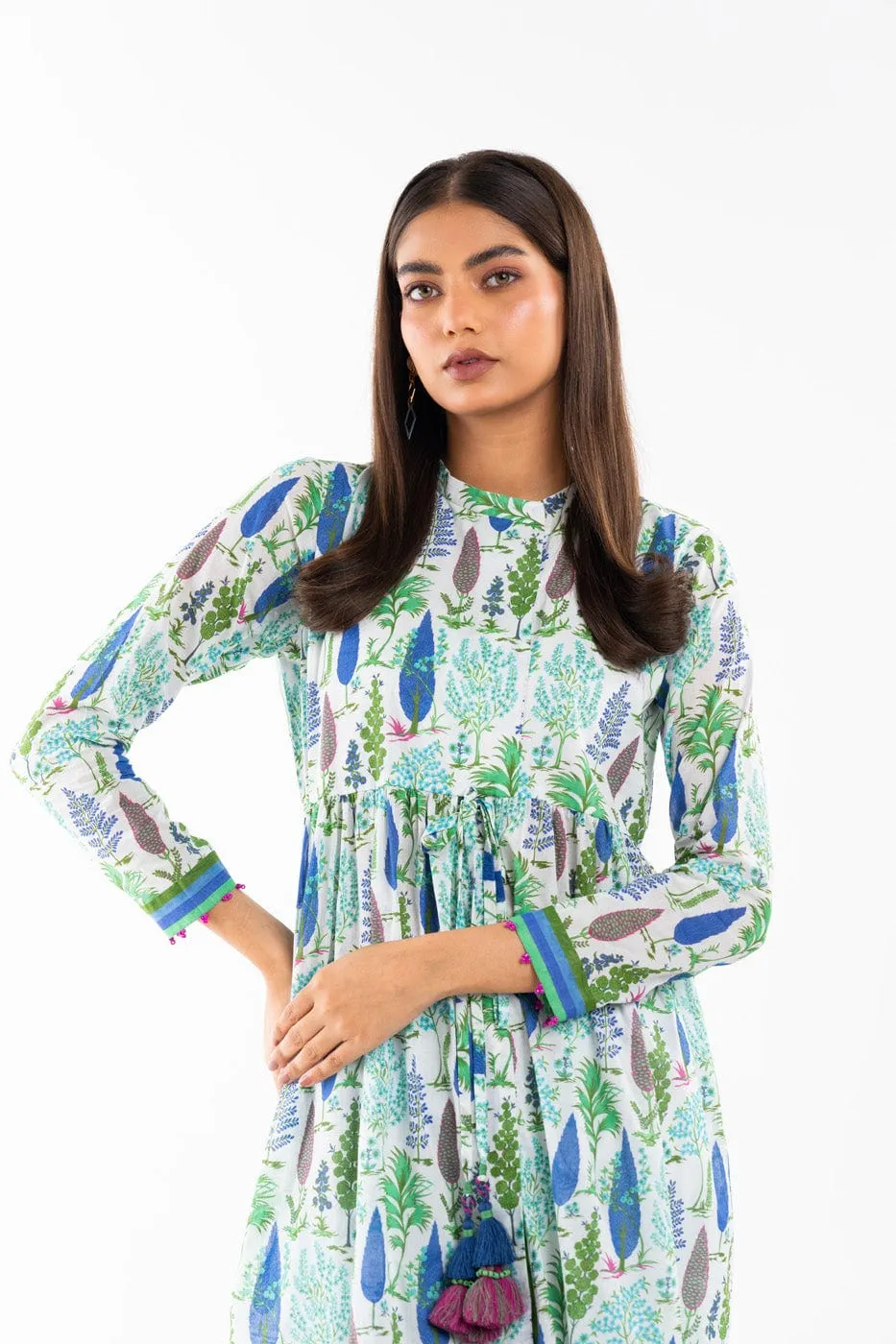 1 Pc Printed Lawn Shirt