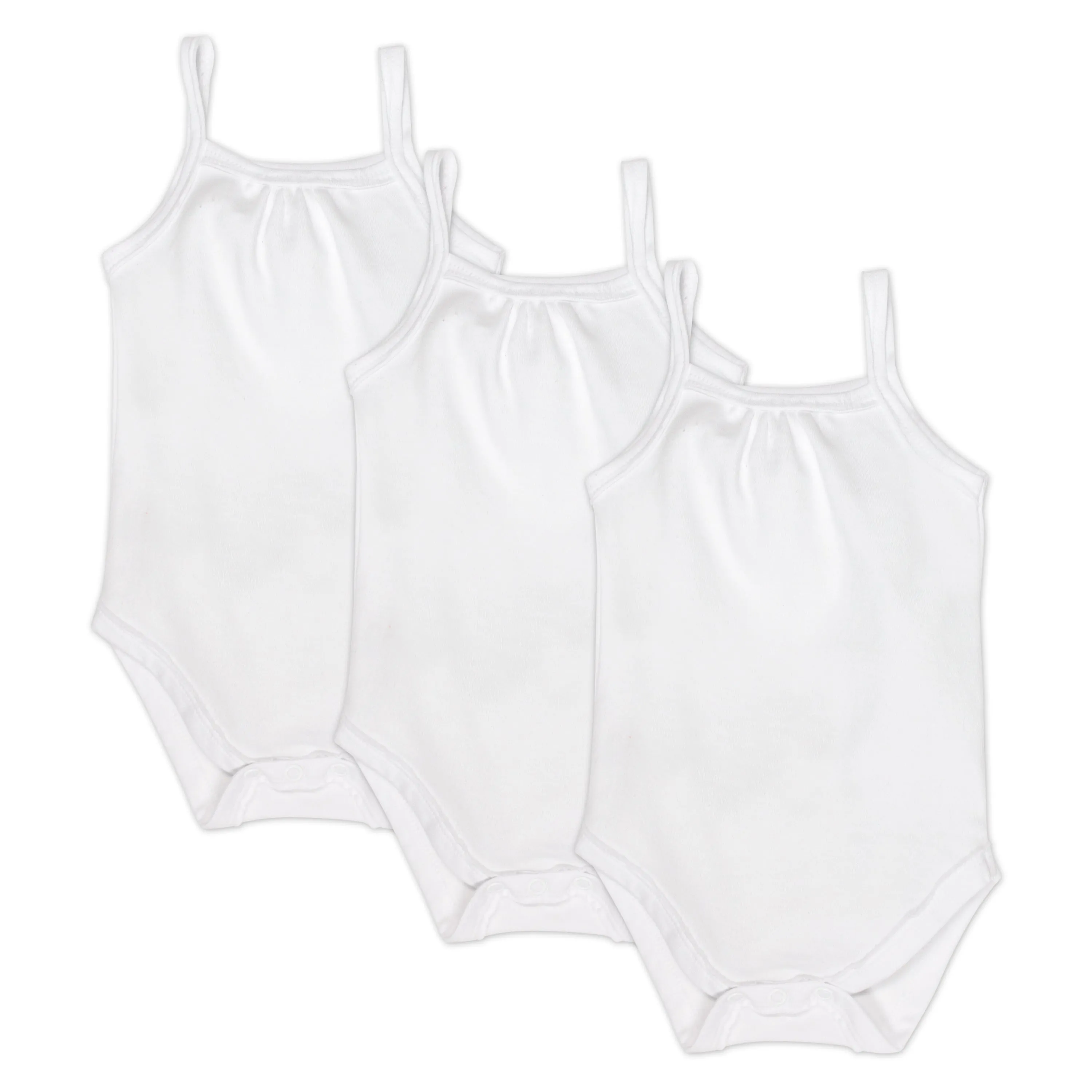 3-Pack Organic Cotton Cami Bodysuits