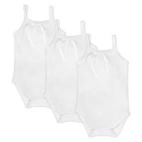 3-Pack Organic Cotton Cami Bodysuits