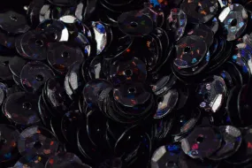 3/4/6mm Black Multi Cup Iridescent Sequins Sheen Round Sequins/Loose Paillettes,Wholesale Sequins,Shimmering Sequin Apparel