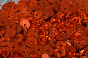 3/4/6mm Dark Orange  Sparkly Sequins Sheen Round Sequins/Loose Paillettes,Wholesale Sequins,Shimmering Sequin Apparel,Shoe Decor