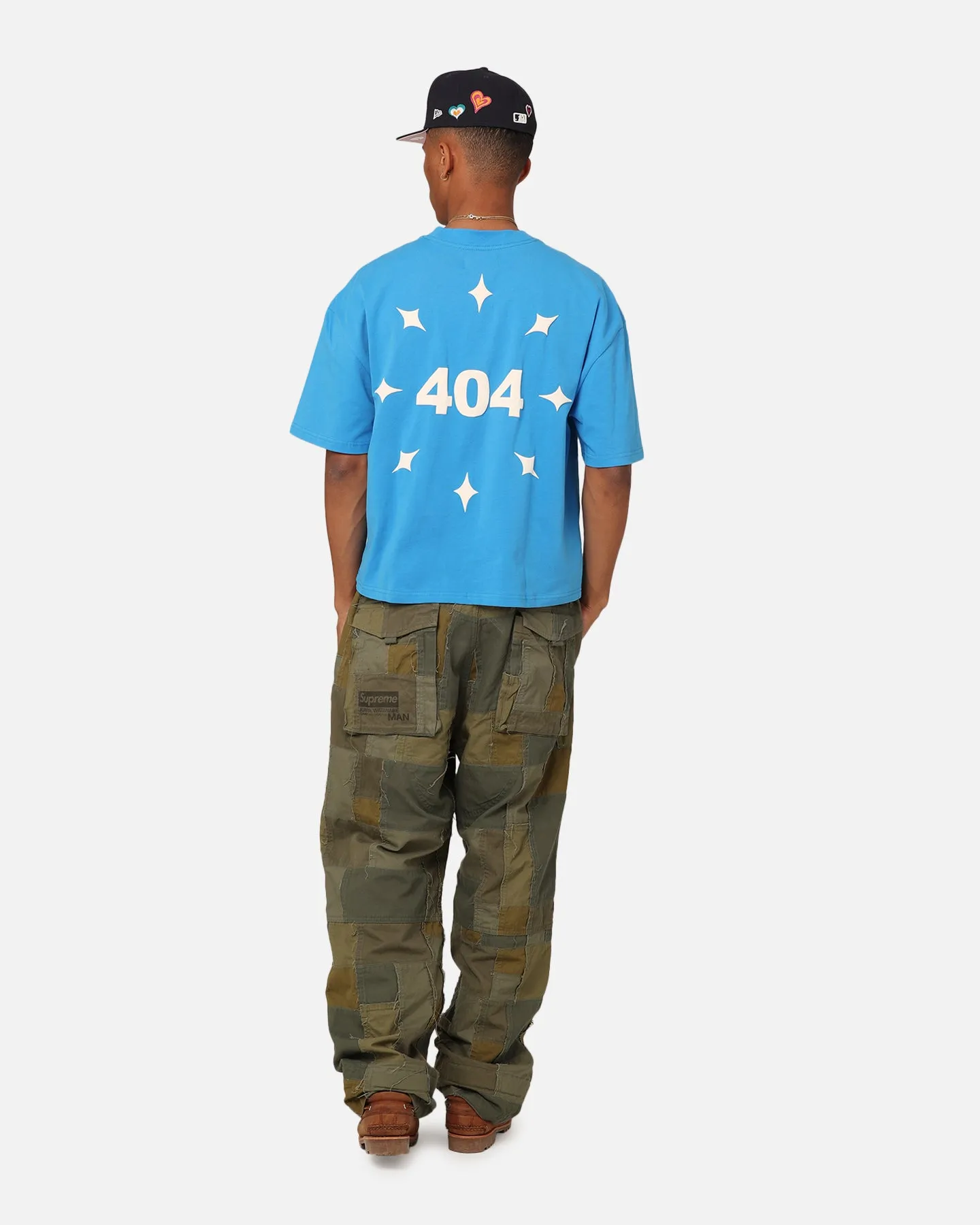 404 Mid Century Art T-Shirt Blue