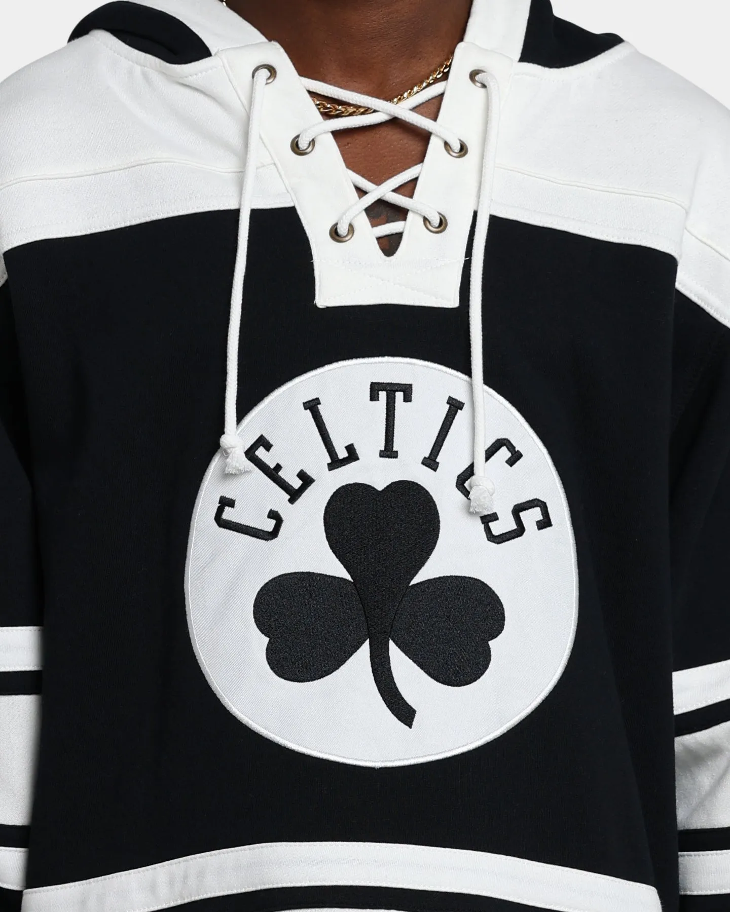 47 Brand Boston Celtics Superior Lacer Hoodie Jet Black