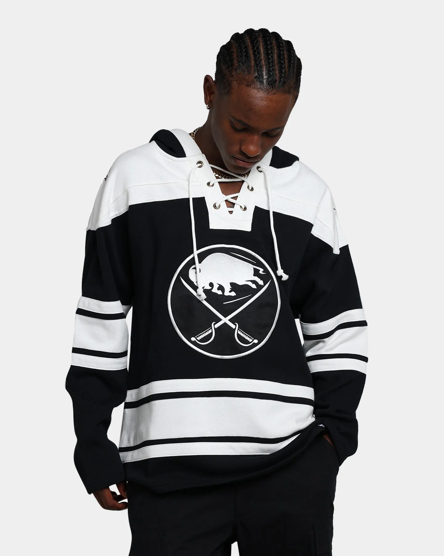 47 Brand Buffalo Sabres Superior Lacer Hoodie Jet Black