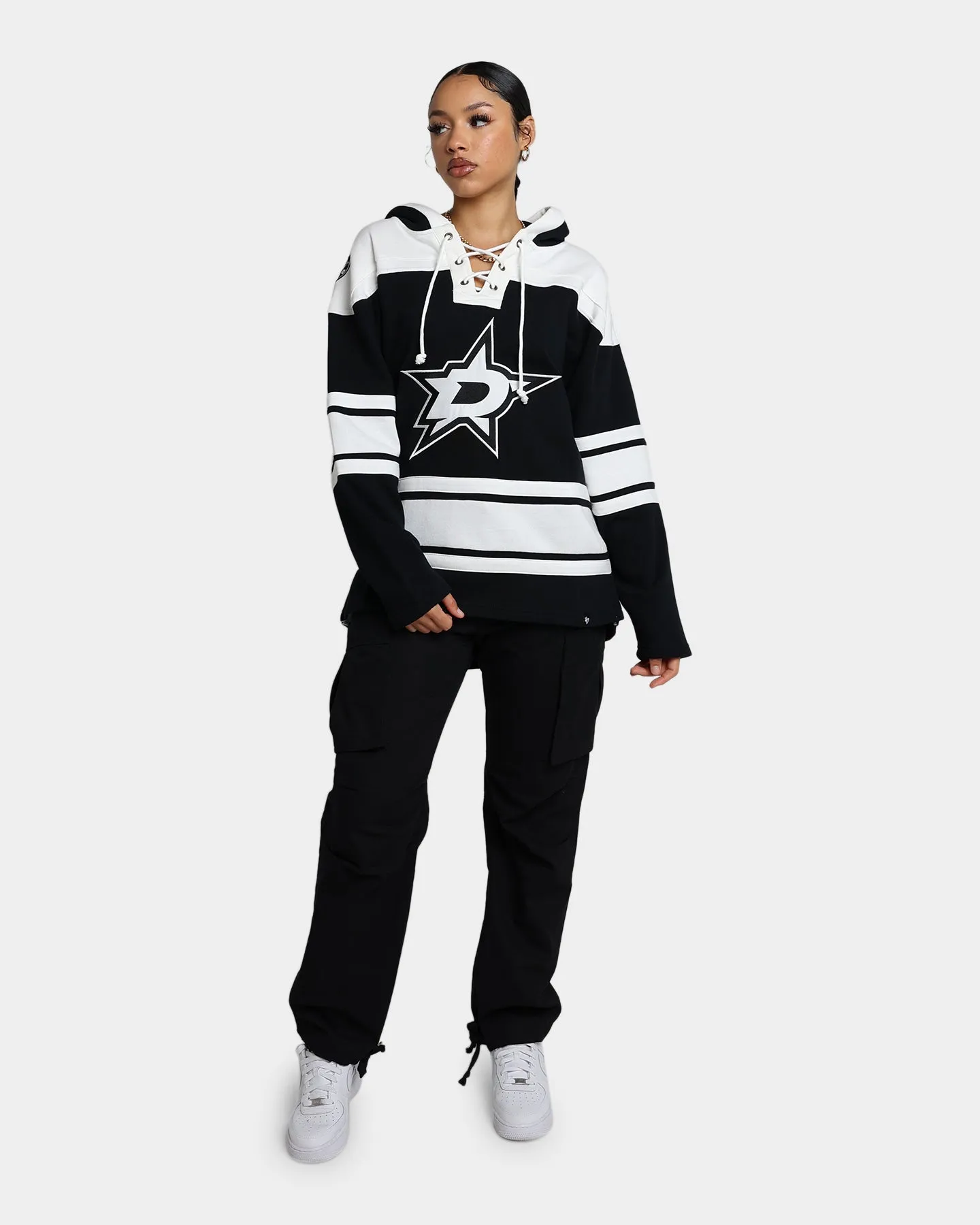 47 Brand Dallas Stars Superior Lacer Hoodie Jet Black