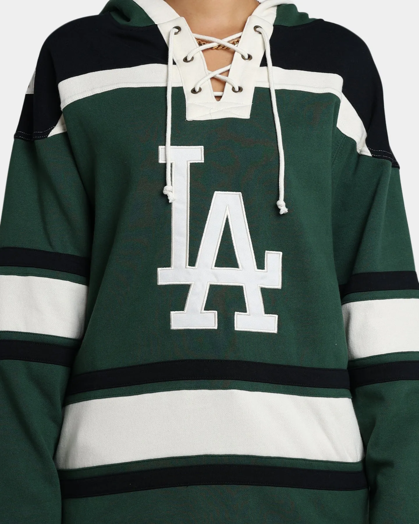 47 Brand Los Angeles Dodgers Superior Lacer Hoodie Dark Green