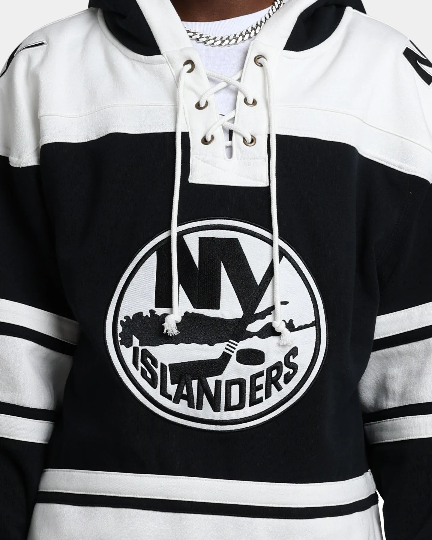 47 Brand New York Islanders Superior Lacer Hoodie Jet Black