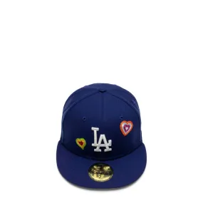 59FIFTY LOS ANGELES DODGERS CHAIN STITCH HEART FITTED CAP