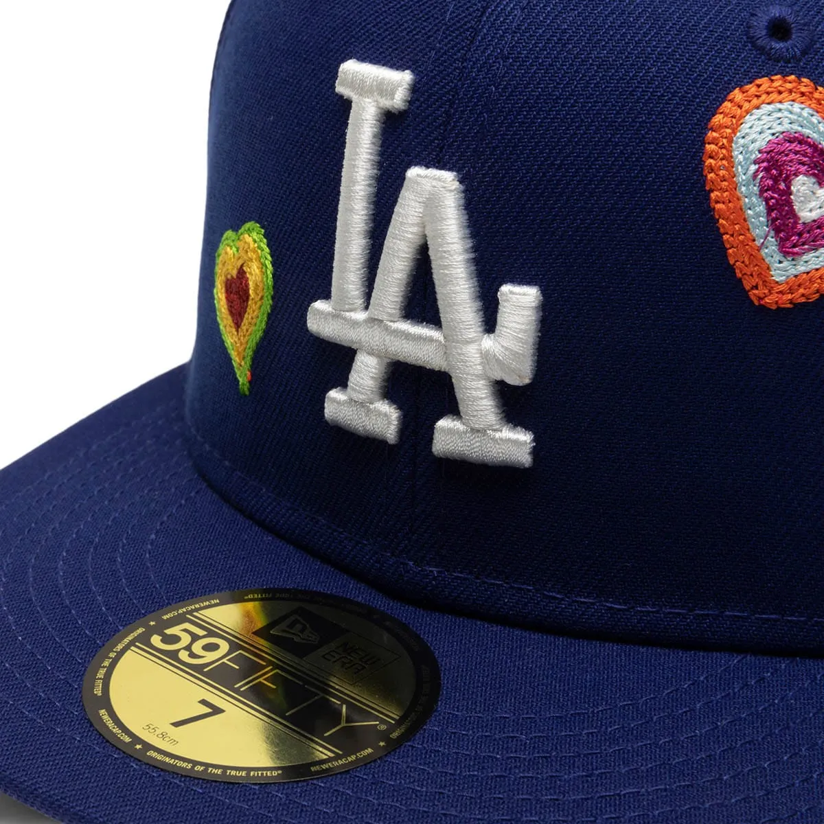 59FIFTY LOS ANGELES DODGERS CHAIN STITCH HEART FITTED CAP