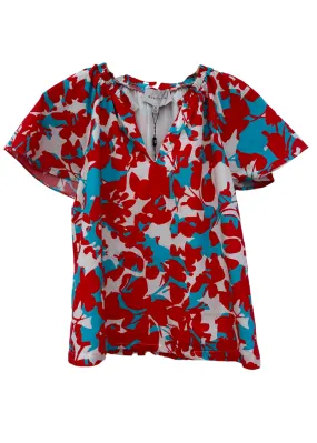 Adelyn Rae Ailan Print Top ***FINAL SALE***