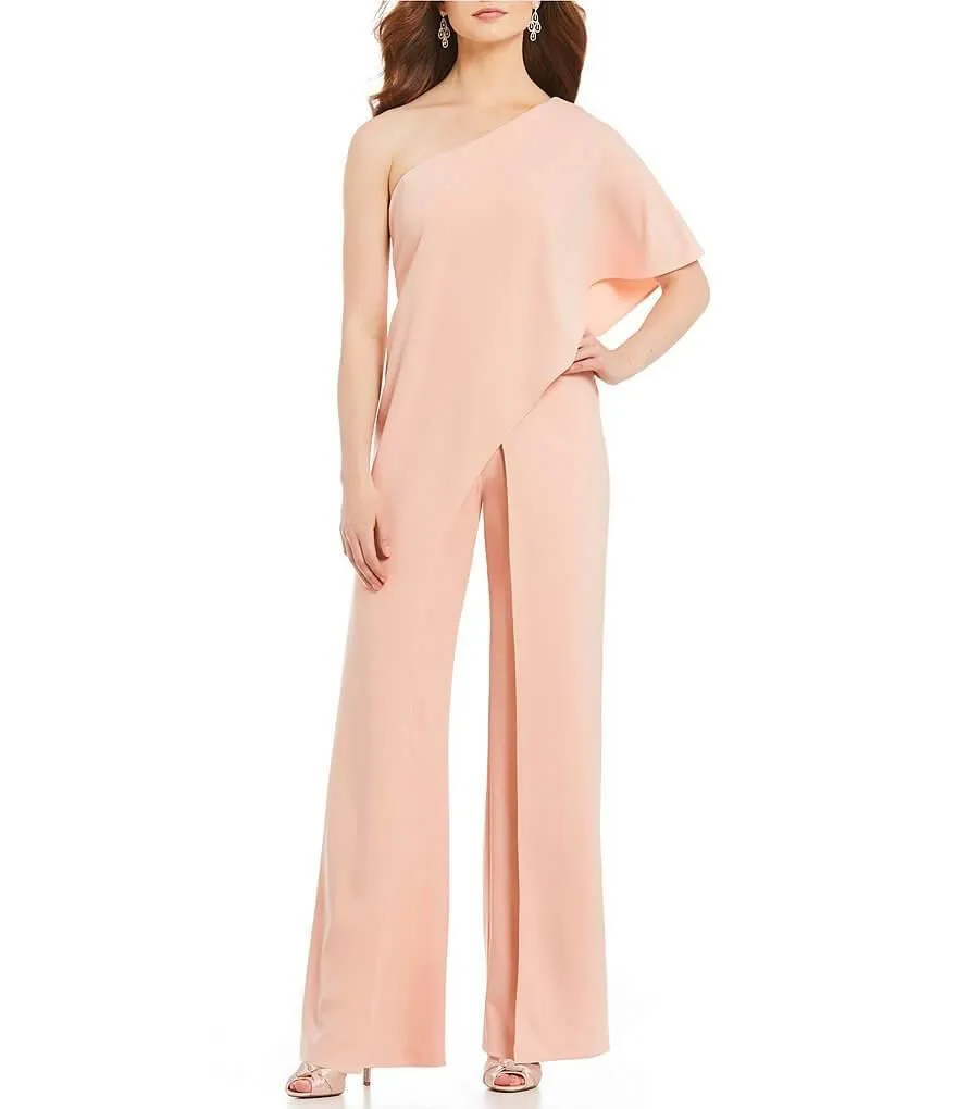 Adrianna Papell AP1E201788 One Shoulder Pant Jumpsuit Formal