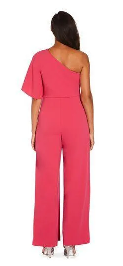 Adrianna Papell AP1E201788 One Shoulder Pant Jumpsuit Formal