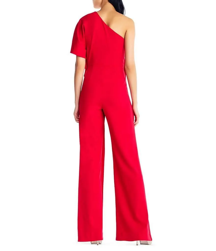 Adrianna Papell AP1E201788 One Shoulder Pant Jumpsuit Formal