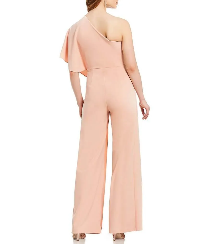 Adrianna Papell AP1E201788 One Shoulder Pant Jumpsuit Formal