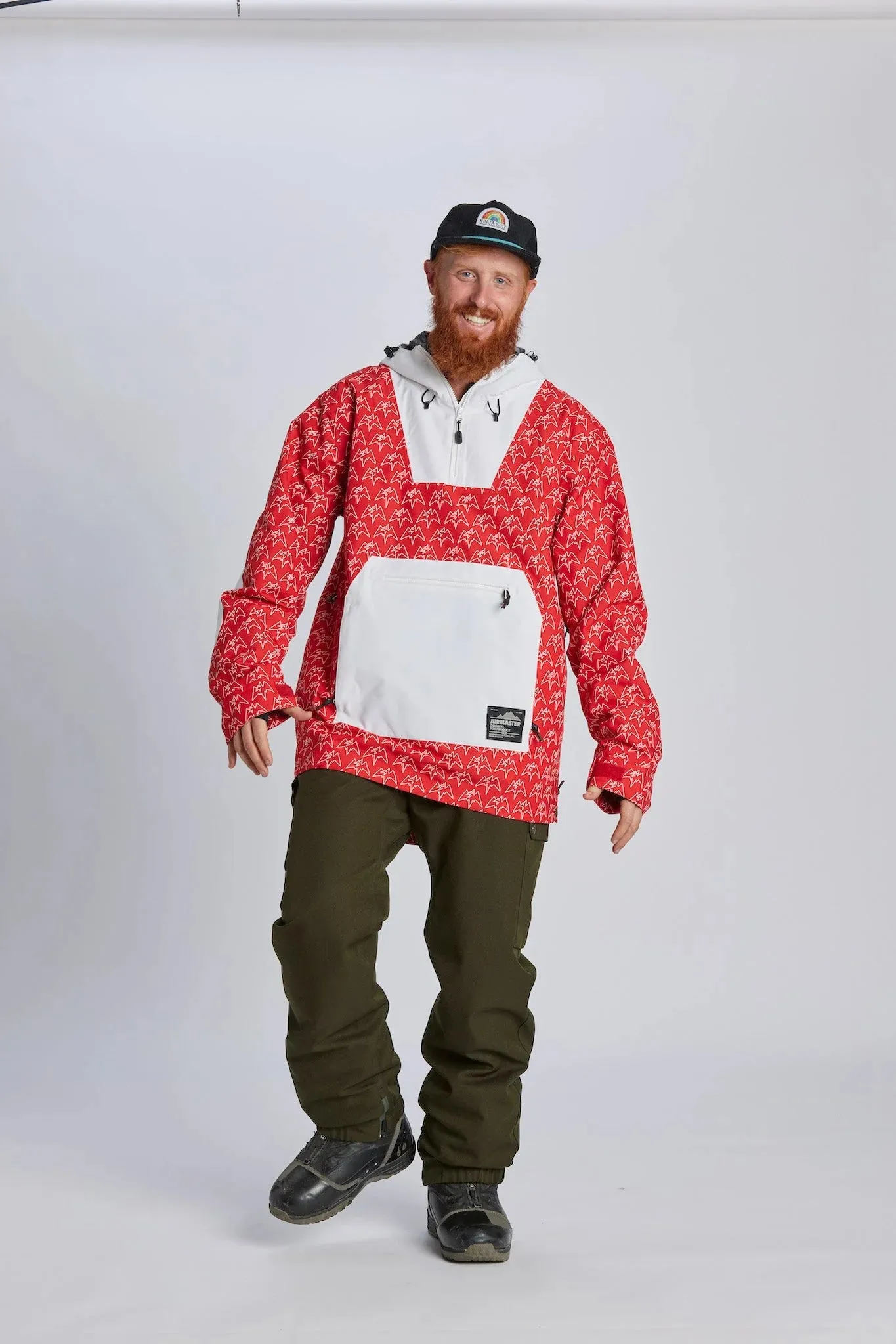 Airblaster Freedom Pullover - Cherry Terry