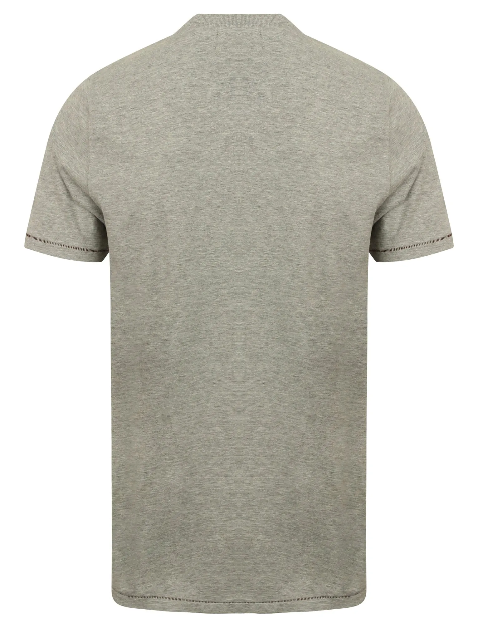 Alabama Cove Motif T-Shirt with Crew Neckline in Light Grey Marl - Tokyo Laundry