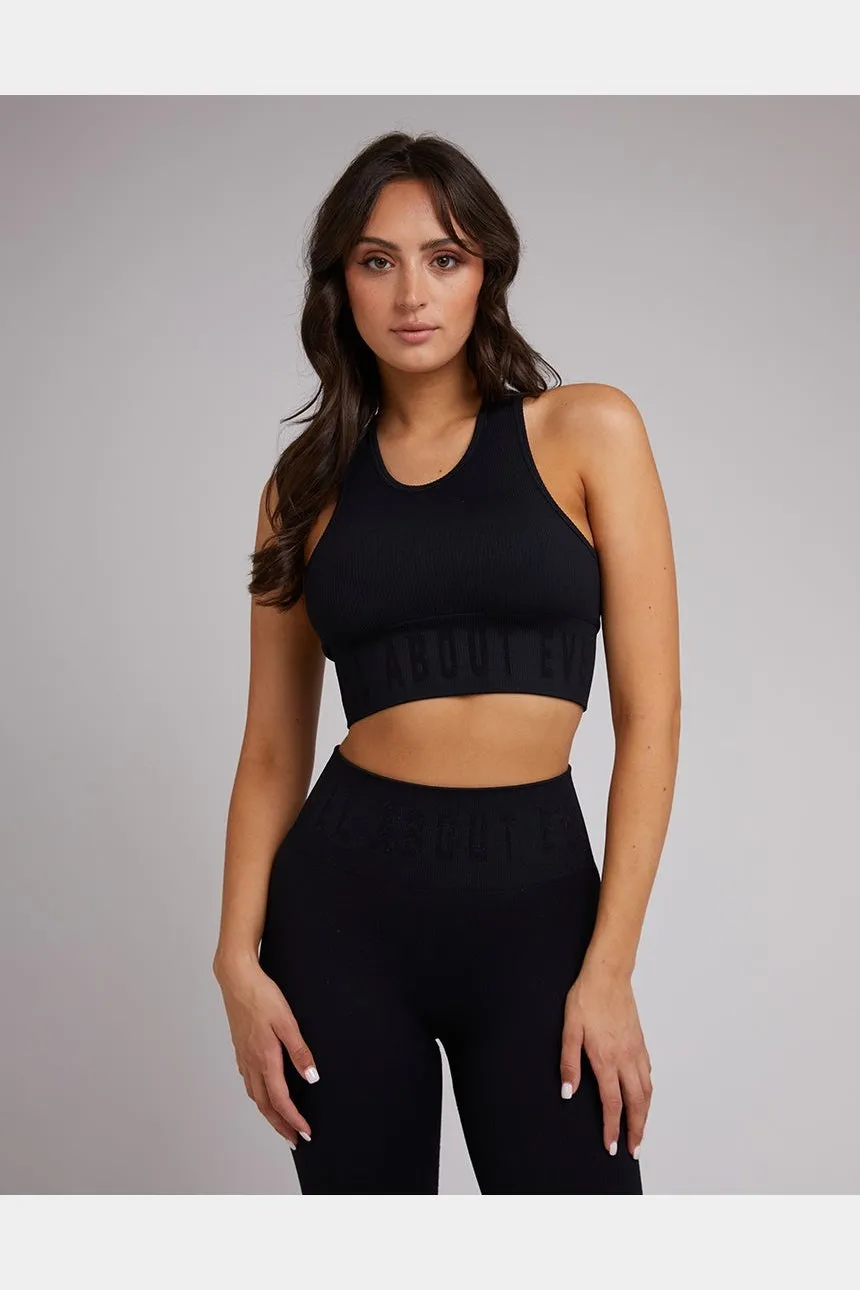 All about eve remi rib bra- black