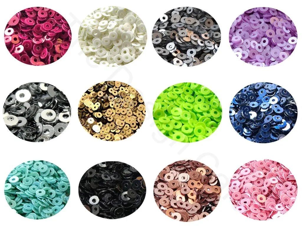 Assorted Pack Of 12 Sequins Combo 12