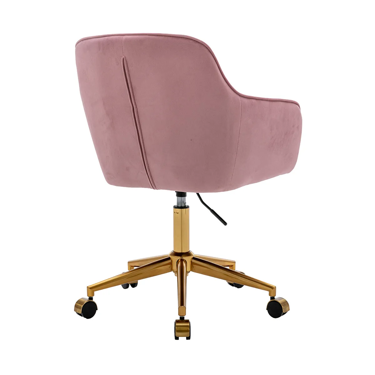 Ava Velvet Office Arm Chair