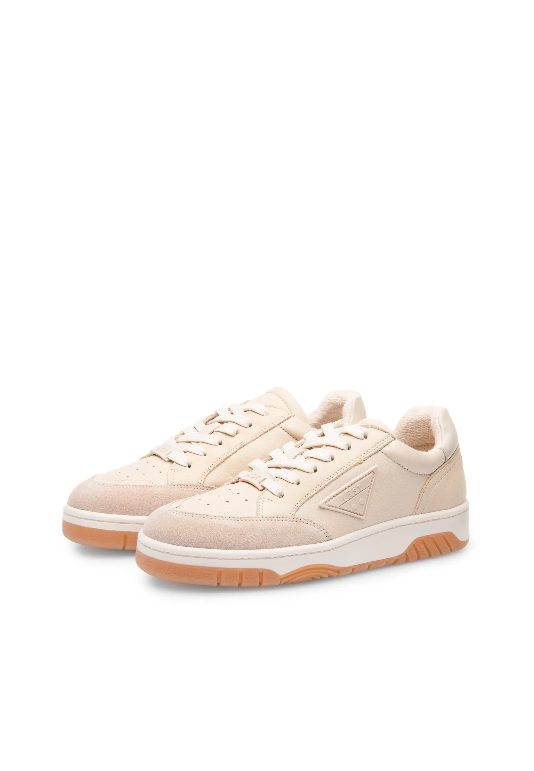 B-Ball Cream Retro Sneakers