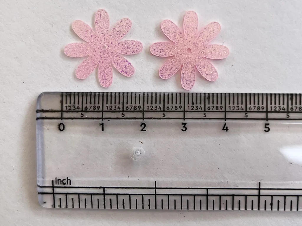 Baby Pink Rainbow Flower Sequins(Wholesale)