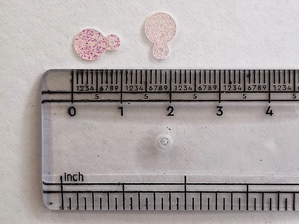 Baby Pink Single Hole Round Sequins(Wholesale)