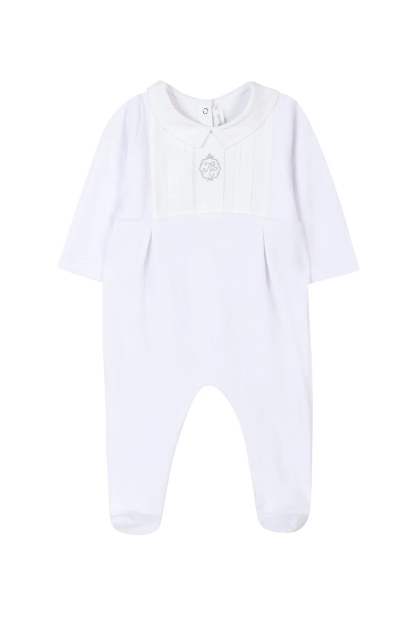 Babygrow - White Bib Collar