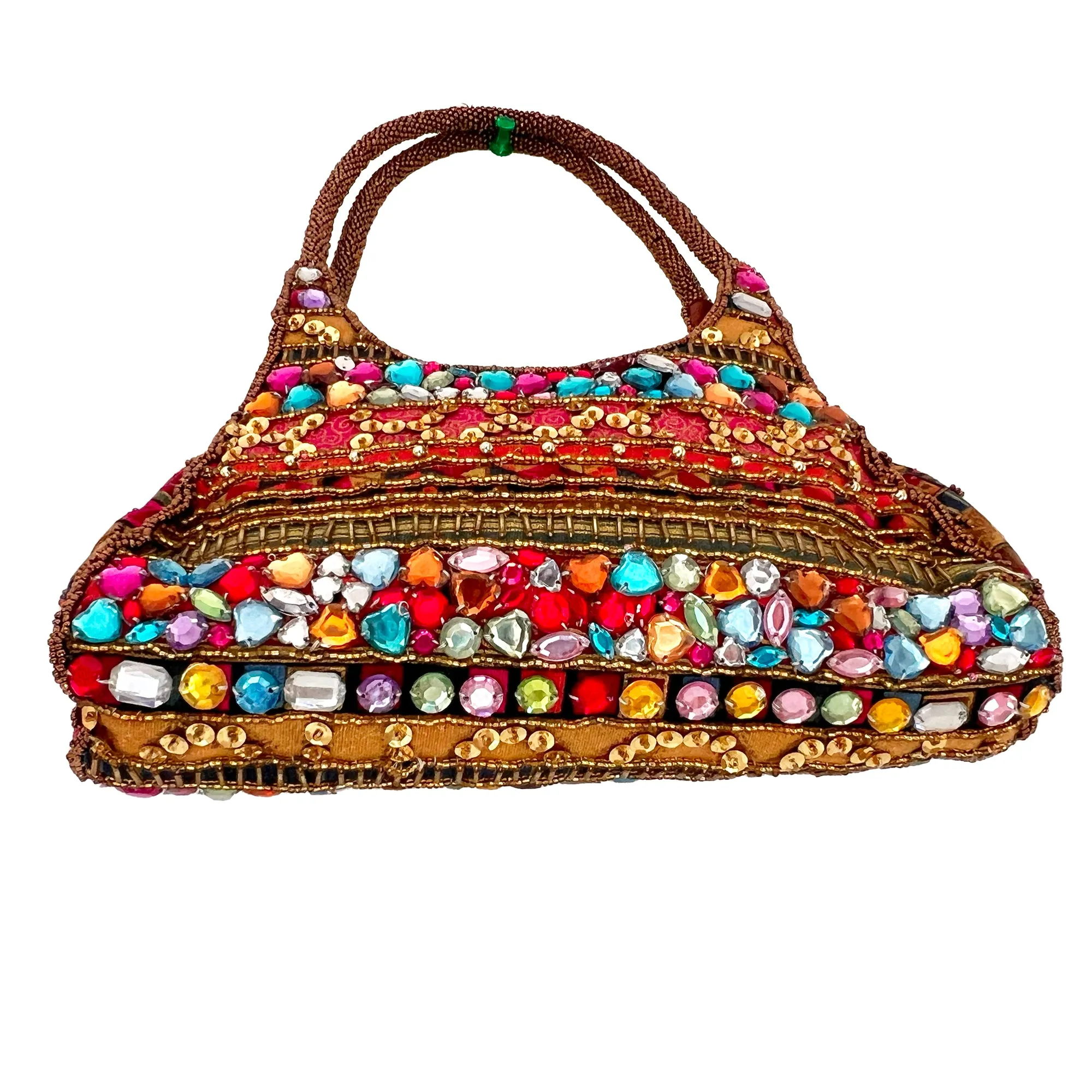 Bead and Sequin Embellished Handbag by Far Nine