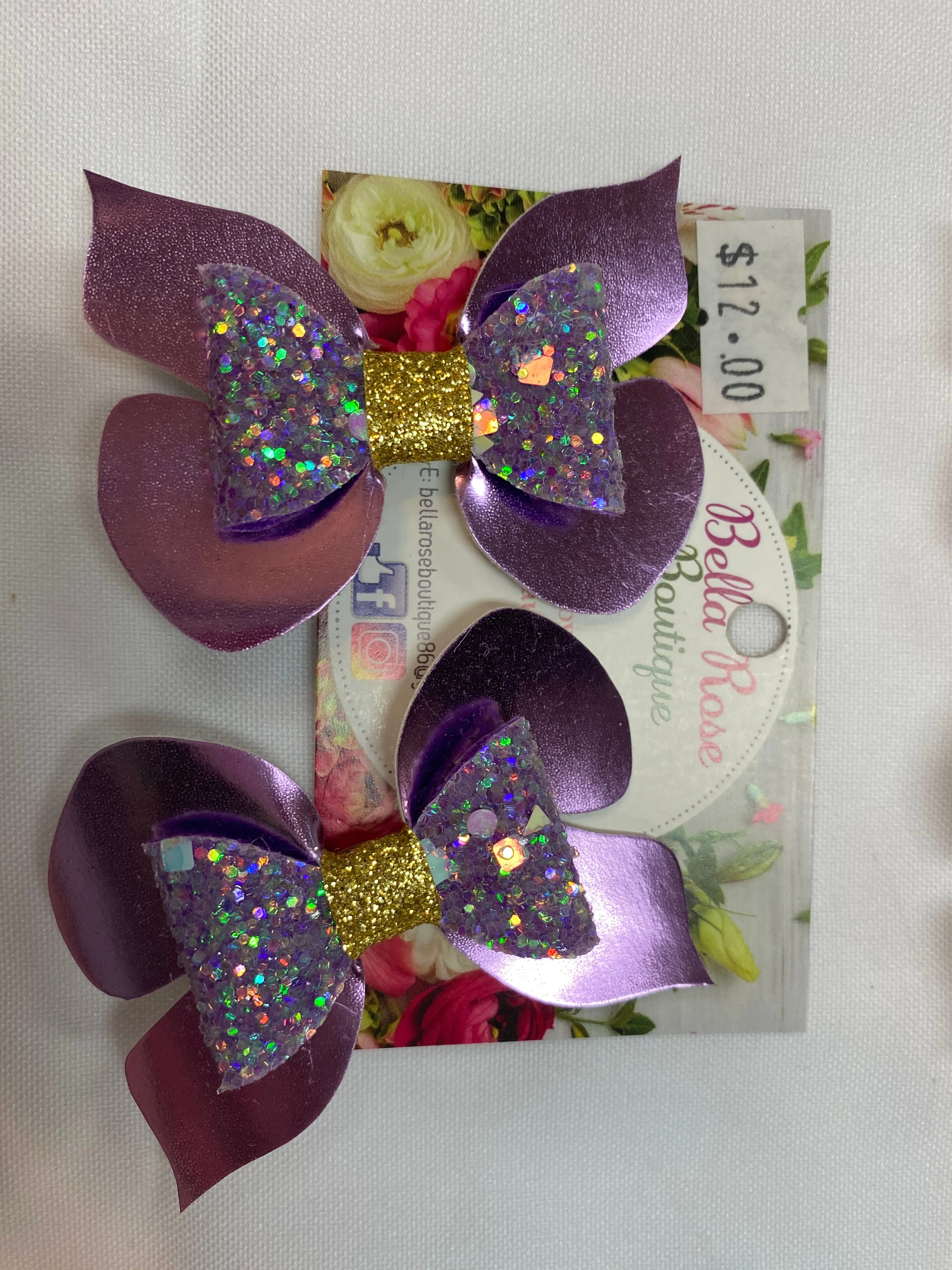 Bella Rose Bows - Double Bows