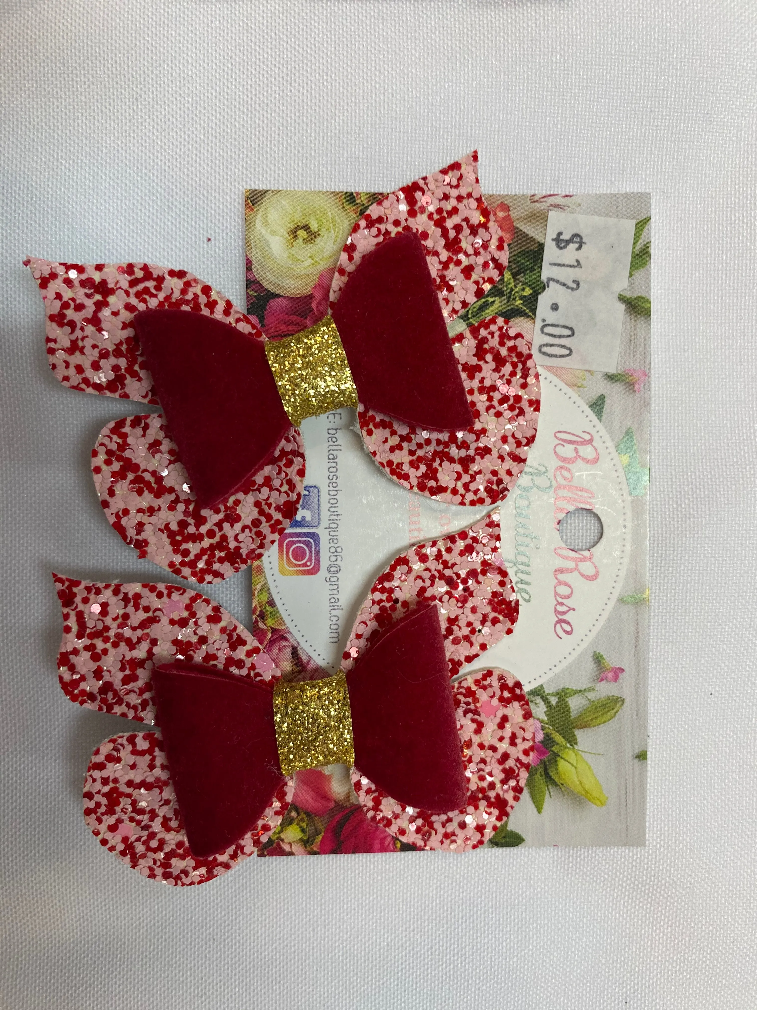 Bella Rose Bows - Double Bows