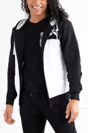 Black and White Hoodie