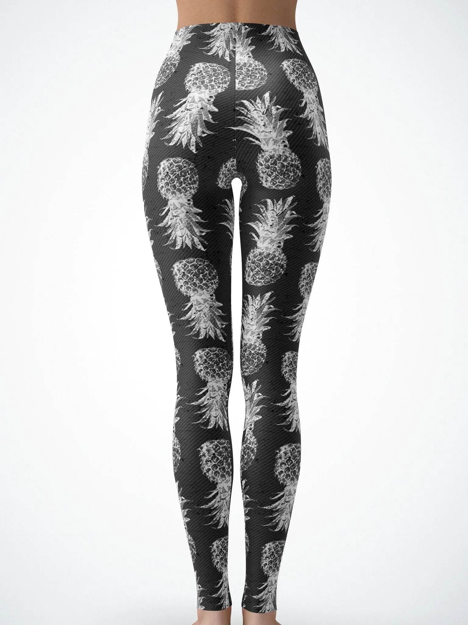 Black and White Pineapple Tights