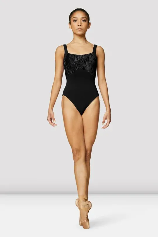 BLOCH L1015 AKIRA VELVET WIDE STRAP LEOTARD