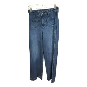 Blue Denim Jeans Wide Leg Old Navy, Size 2