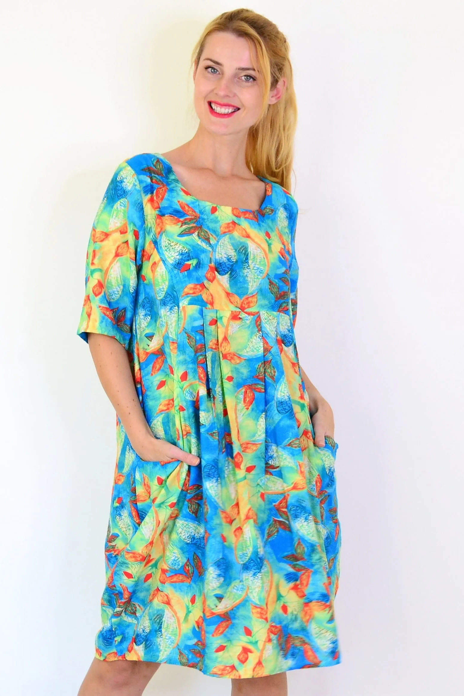 Blue Noosa Summer Tunic Dress