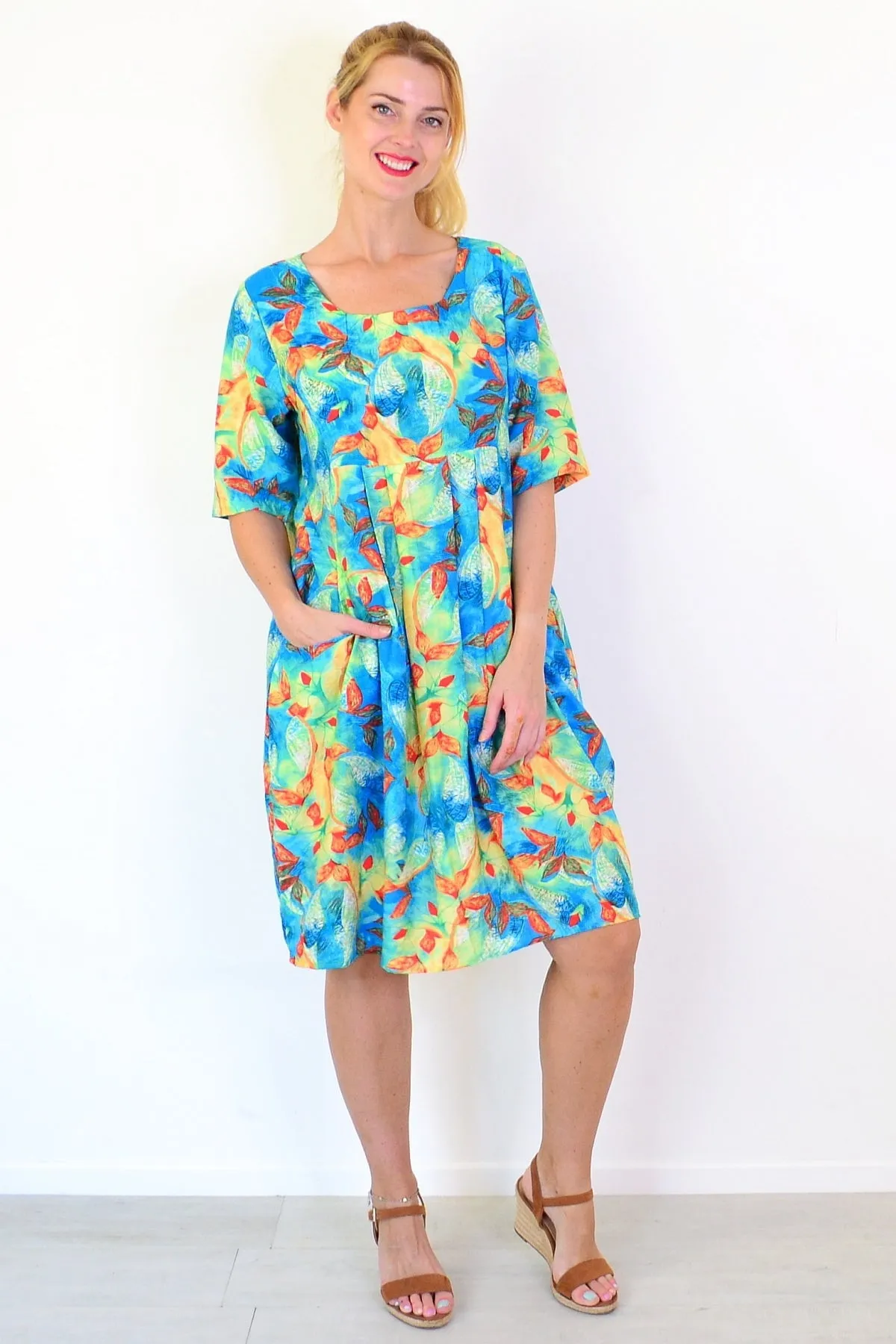 Blue Noosa Summer Tunic Dress