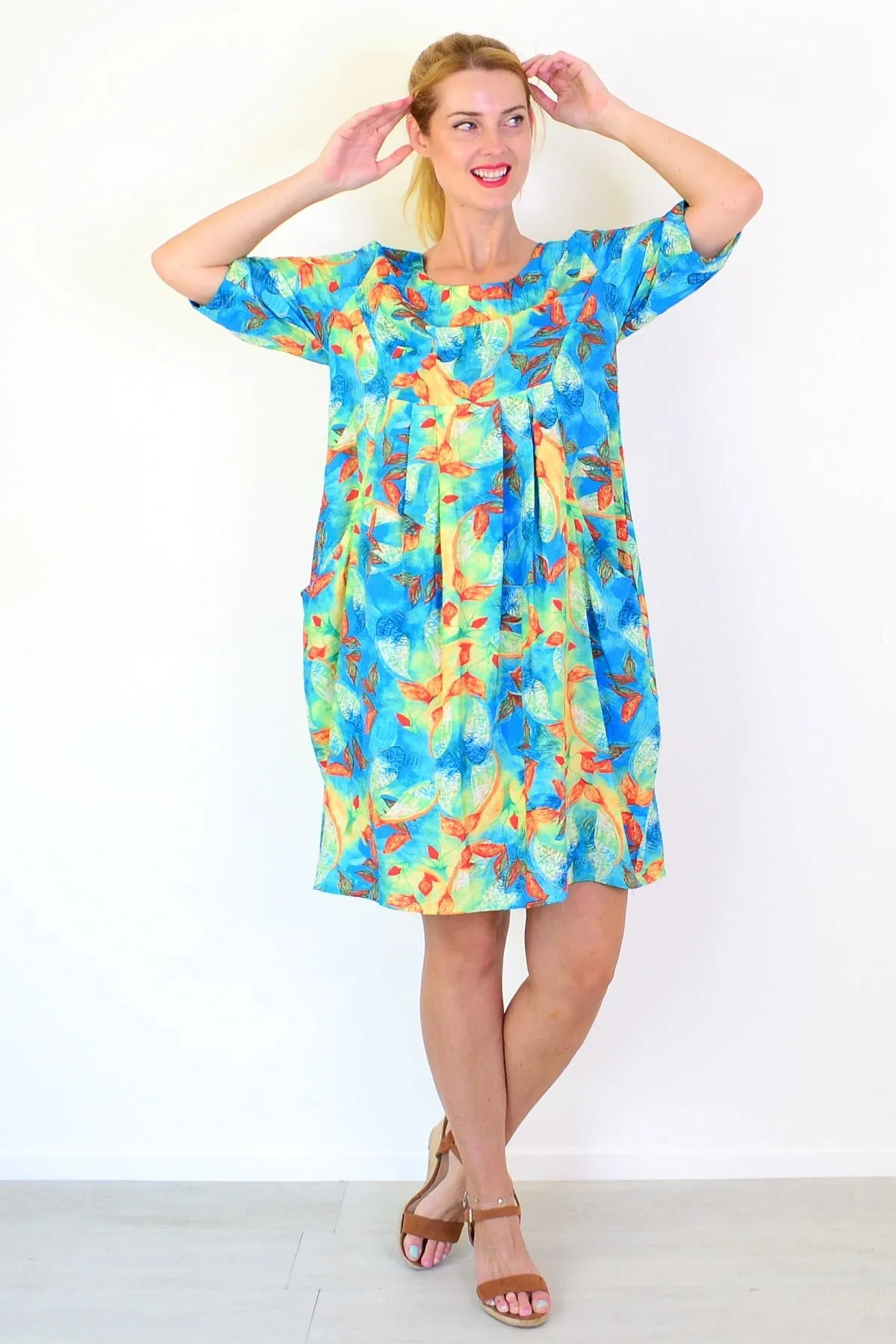 Blue Noosa Summer Tunic Dress