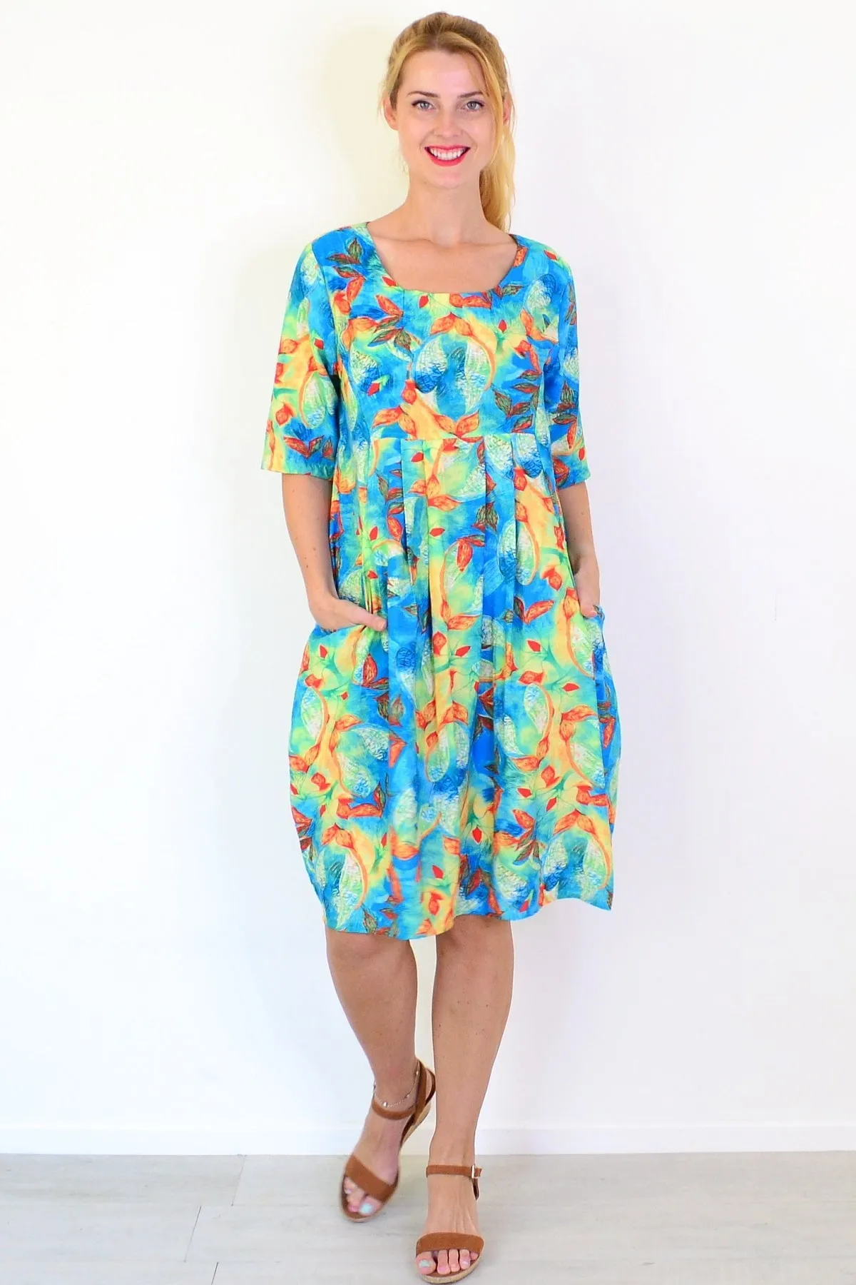 Blue Noosa Summer Tunic Dress