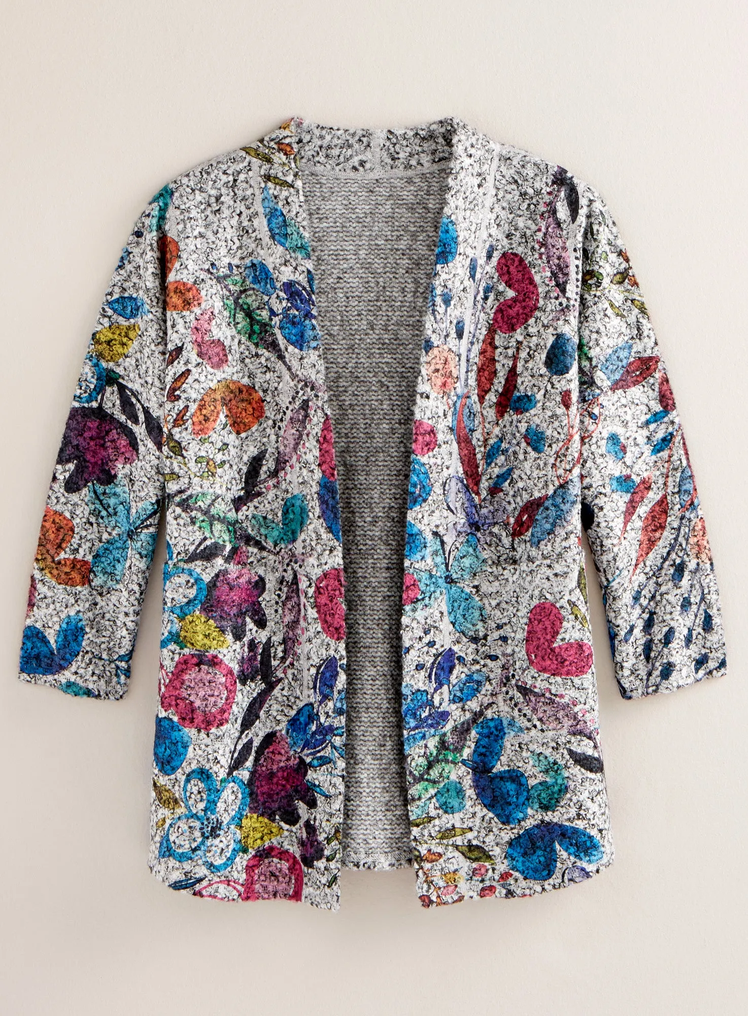 Bouclé Blossoms Jacket FINAL SALE (No Returns)