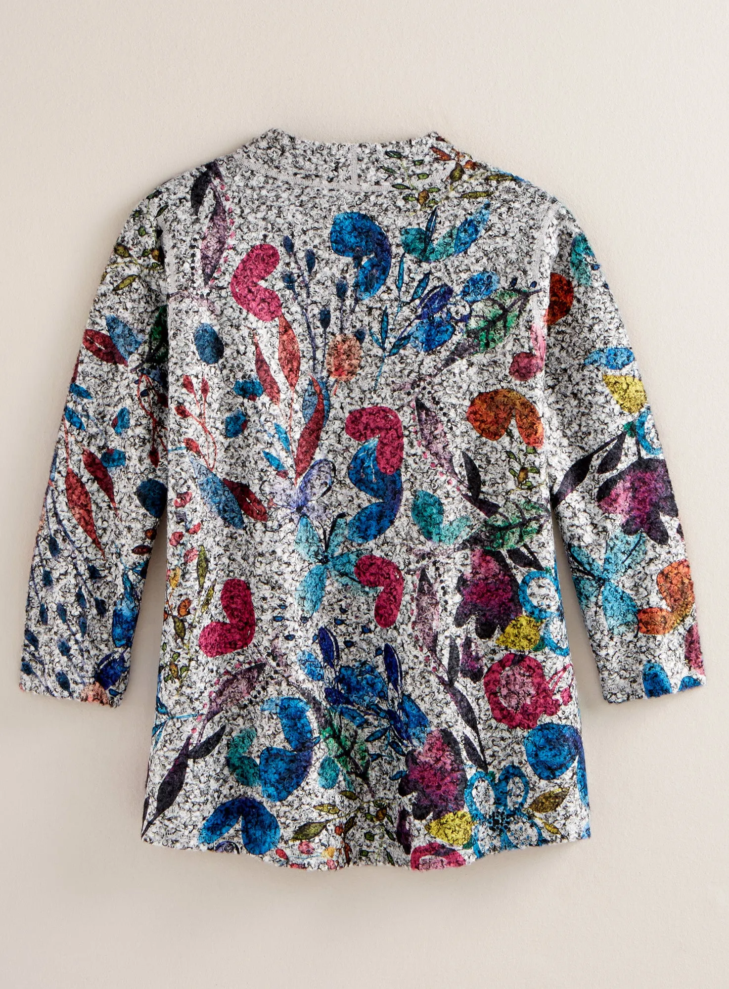 Bouclé Blossoms Jacket FINAL SALE (No Returns)