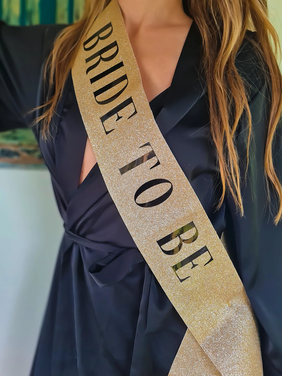 Bride To Be Sash - Gold