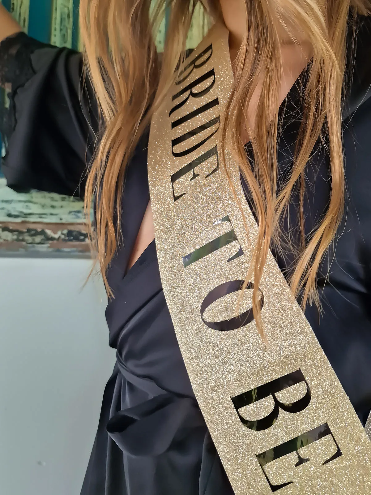 Bride To Be Sash - Gold