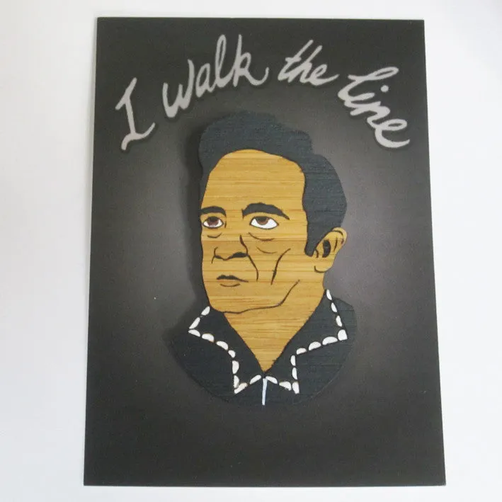 Brooch: Johnny Cash