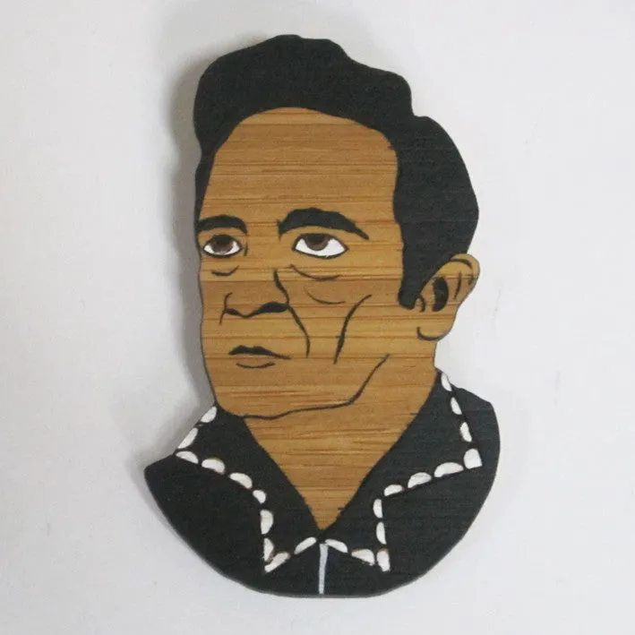 Brooch: Johnny Cash