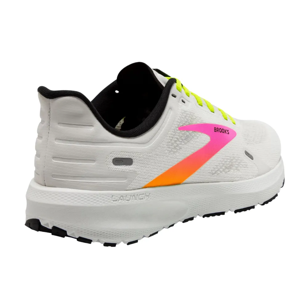 Brooks Launch 9 White/Pink/Nightlife Running Shoe (Men's)