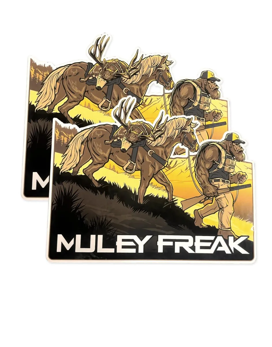 Buck Pack Horse Stickers 2 pk