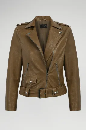 Camel Leather Jacket