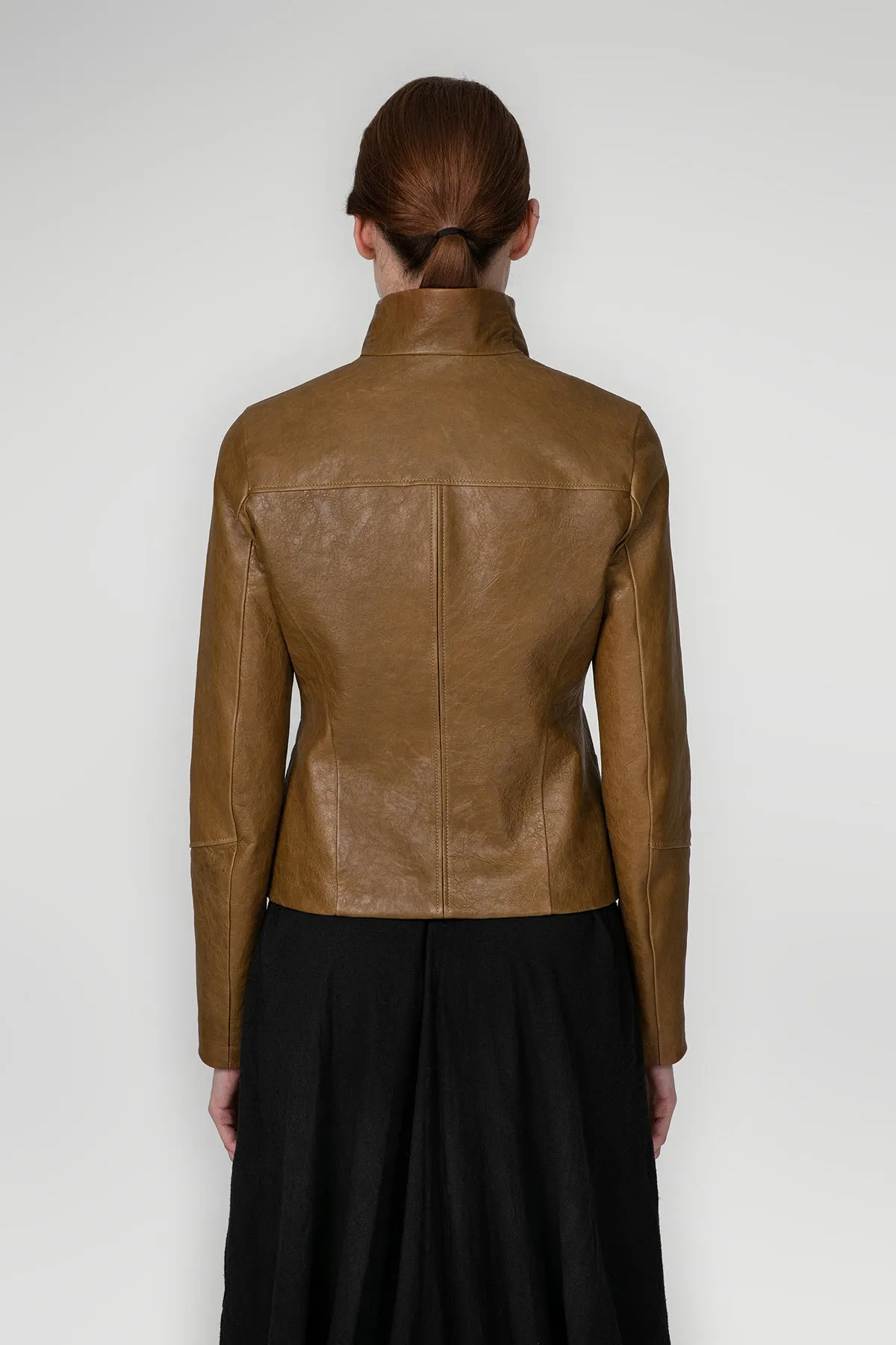 Camel Leather Jacket