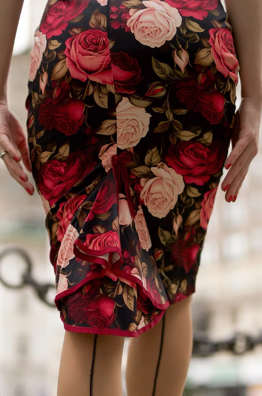 Capone Floral Wiggle Dress