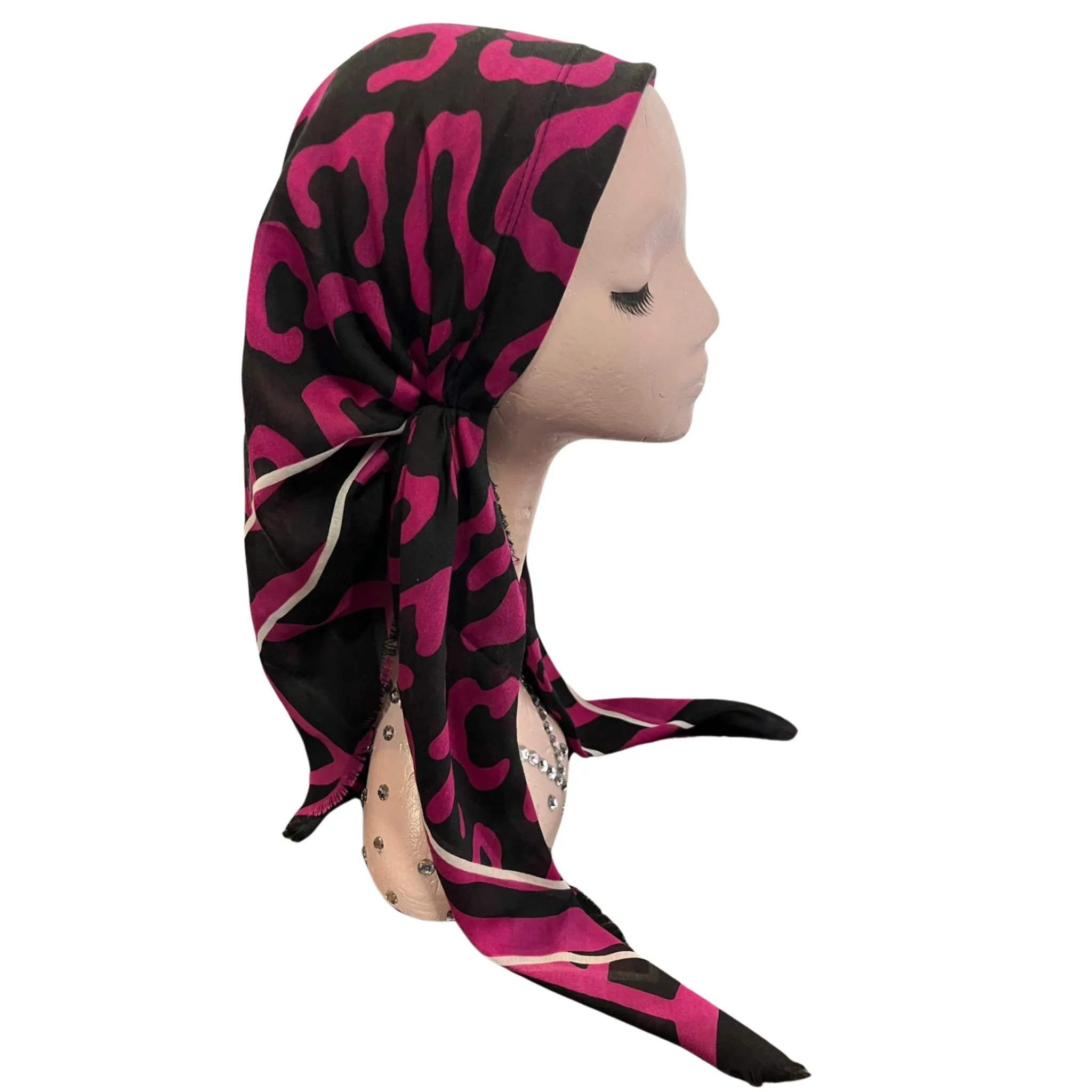 Cartoon Leopard Headscarf by Itsyounique